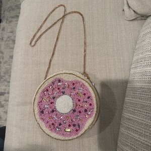Viral beaded donut bag